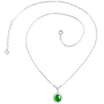 Jadeite egg surface necklace