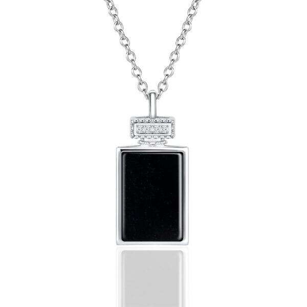 Ink-jade peace pendant