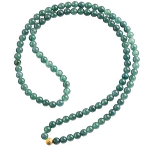 Jade beaded necklace (bracelet)